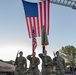 Soldiers perform presentation of colors