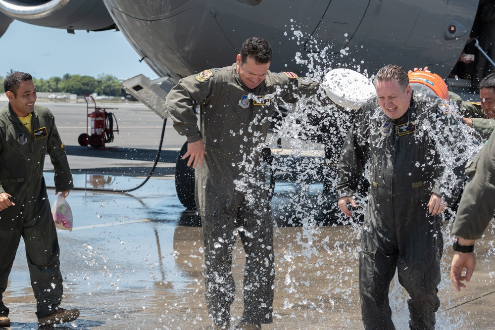 Sky-High Finale: Lt. Col. Anthony Davis, Airlift Pilot, Concludes Distinguished Career