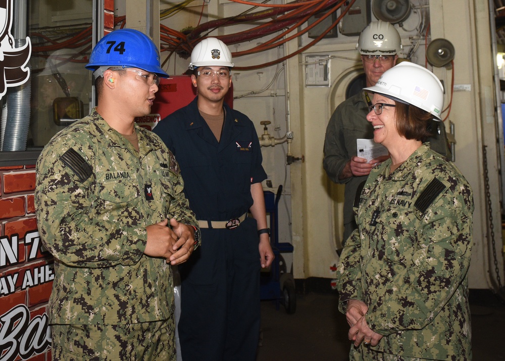 Vice Chief of Naval Operations Visits USS John C. Stennis