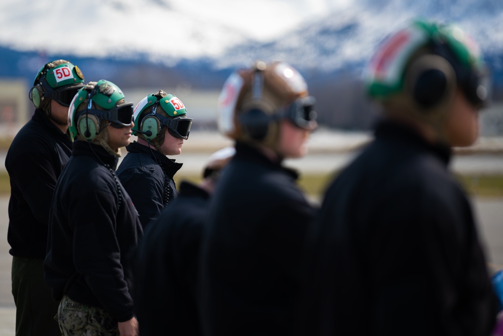 VAQ 132 Prepares to Take Flight during Northern Edge 23-1