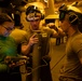 USS Bataan Sailor and 26th MEU Marines conduct nondestructive inspection