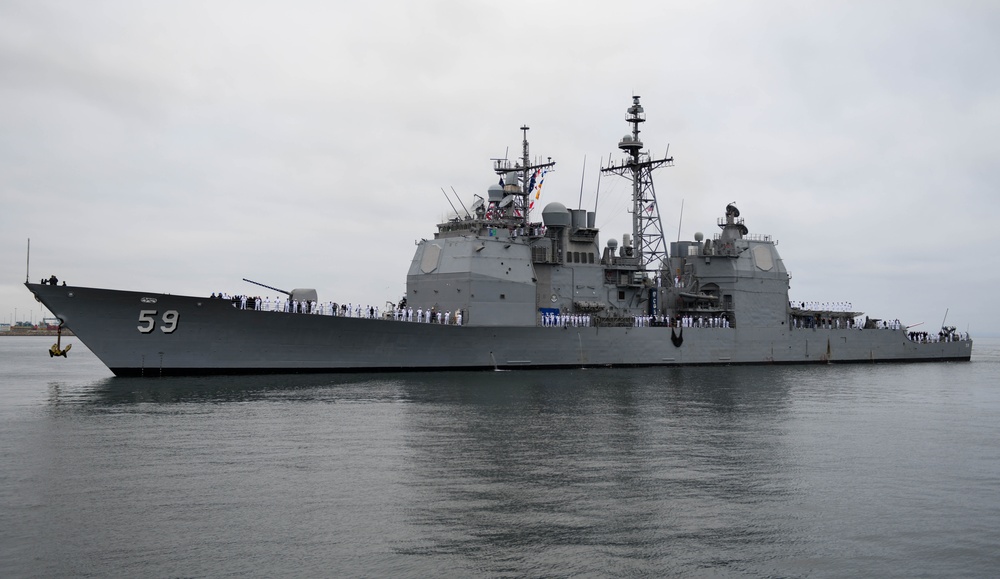 USS Cincinnati (LCS 20) Pulls in to the Port of Los Angeles