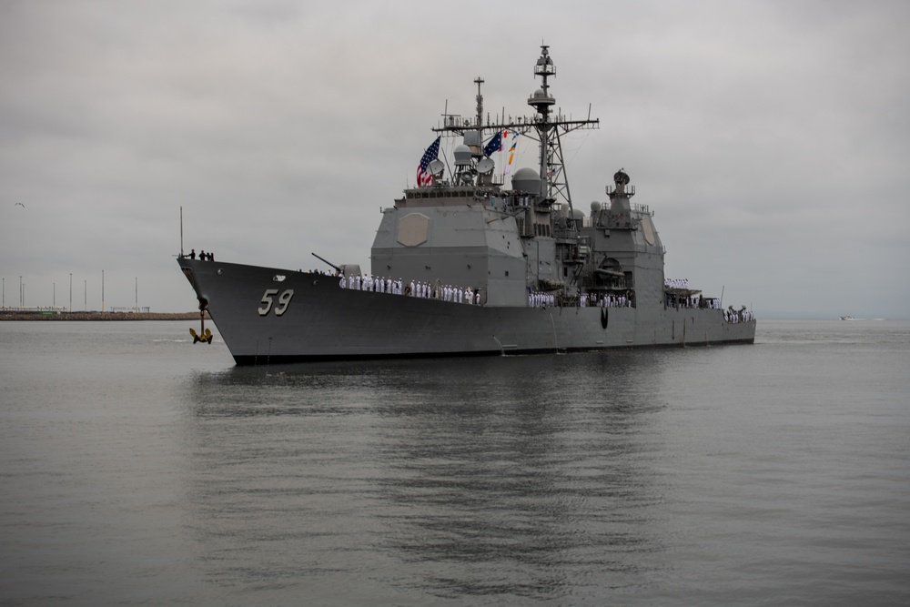 DVIDS - Images - USS Princeton (CG 59) Pulls into port for LA Fleet ...