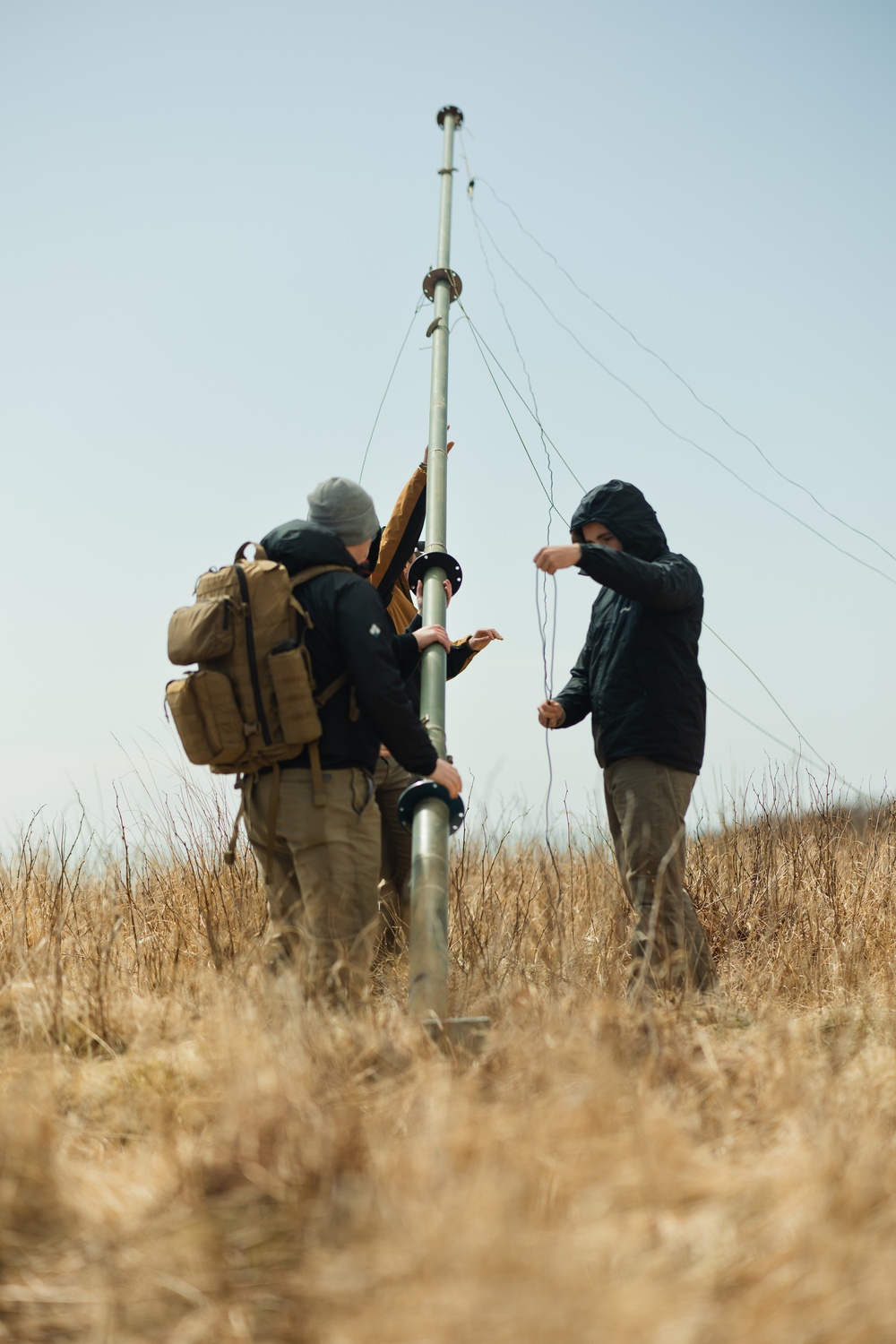 5th ANGLICO | Sloping Vee Antenna