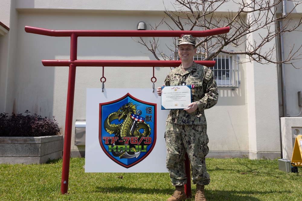 Cmdr. Thompson Award Presentation