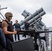 USS Robert Smalls (CG 62) Conducts 50-caliber Gun Shoot