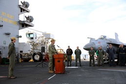 Carrier Strike Group 12 Conducts Change of Command