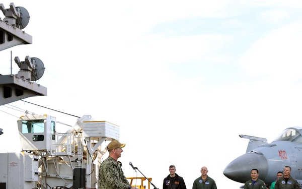 Carrier Strike Group 12 Holds Change of Command