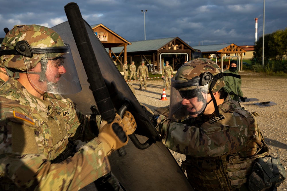 Crowd Riot Control Training in Hohenfels, Germany