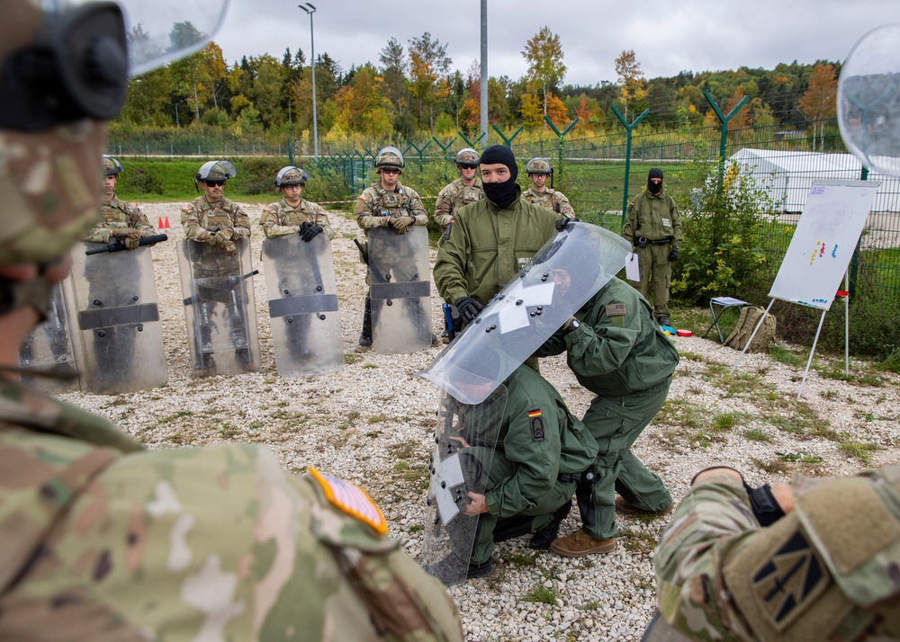 Crowd Riot Control Training in Hohenfels, Germany