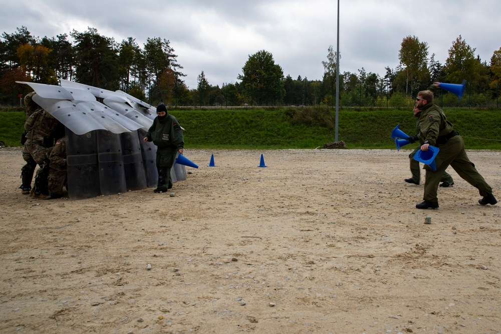 Crowd Riot Control Training in Hohenfels, Germany