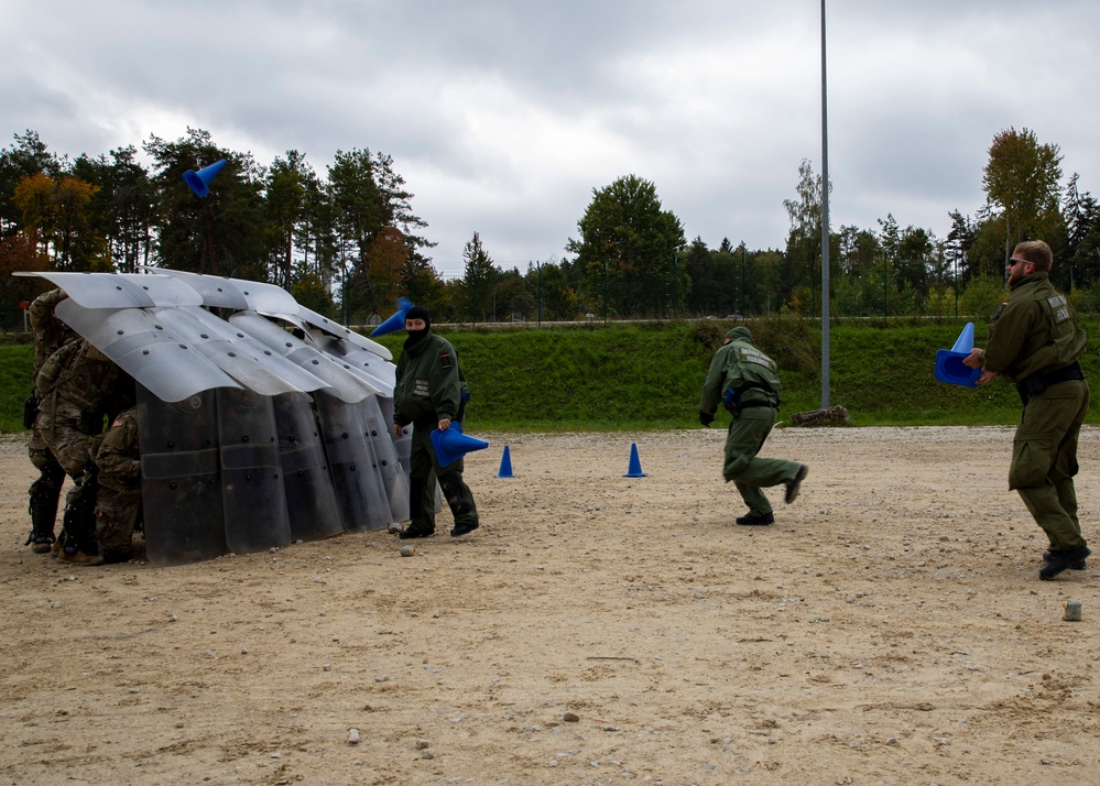 Crowd Riot Control Training in Hohenfels, Germany