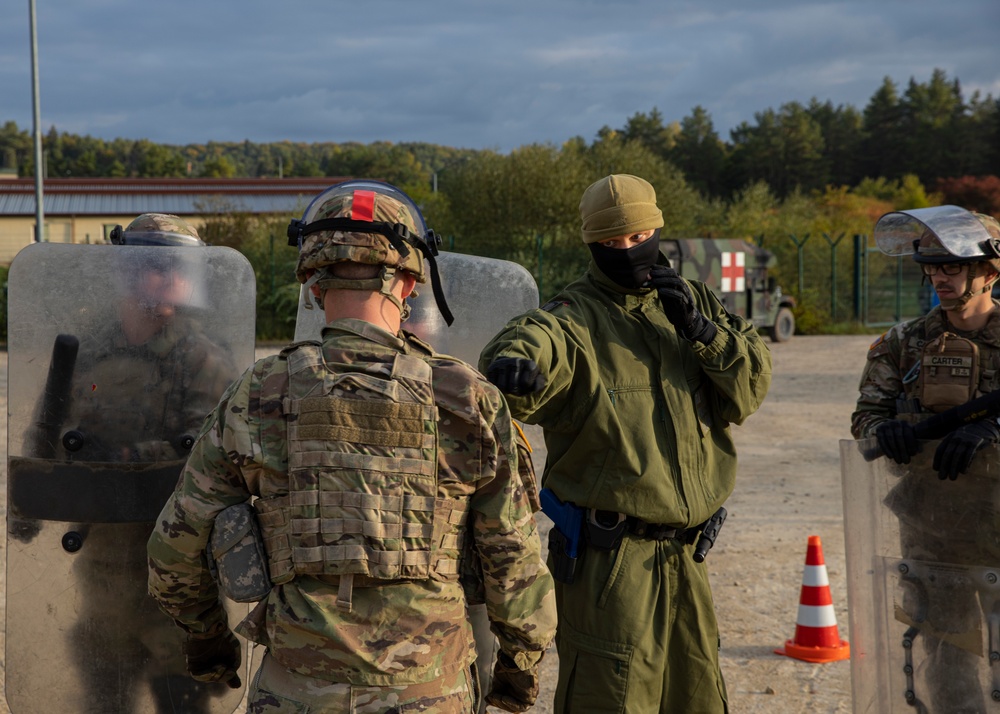 Crowd Riot Control Training in Hohenfels, Germany