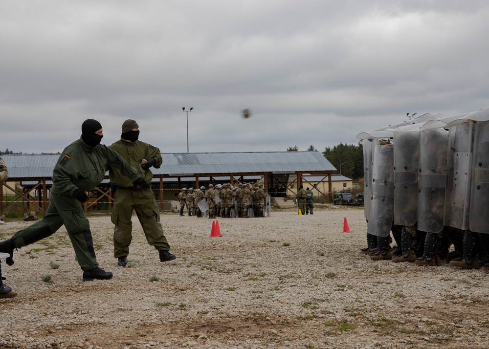 Crowd Riot Control Training in Hohenfels, Germany