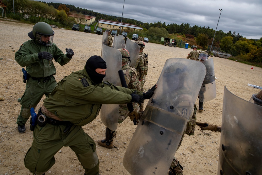 Crowd Riot Control Training in Hohenfels, Germany