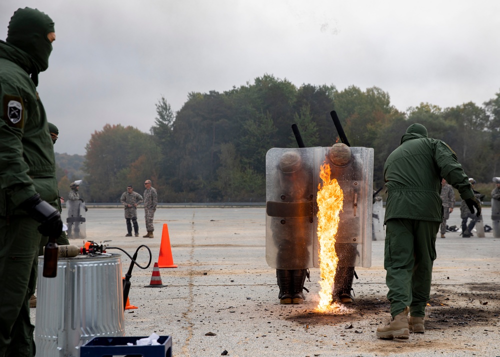 Task Force Nighthawk conduct fire phobia training