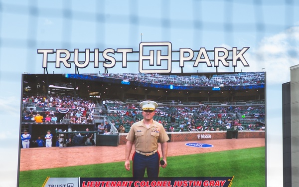 Military Appreciation Day at Atlanta Braves game