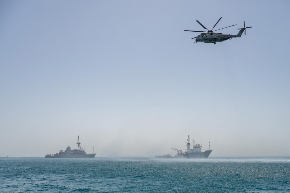 CTF 56 Conducts Damage Assessment and Ship Recovery Training