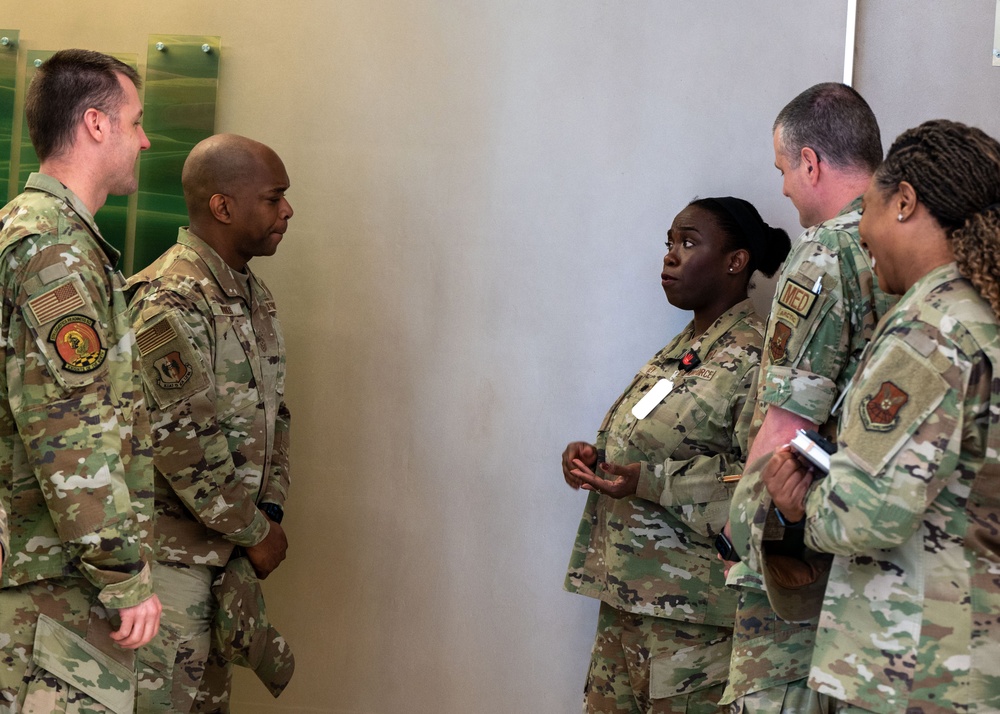 8th Air Force leadership visits Minot AFB