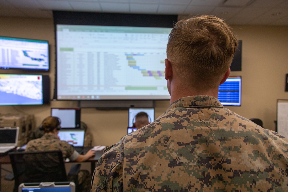 Marine Air Support Squadron 1 trains with the Common Aviation Command and Control System