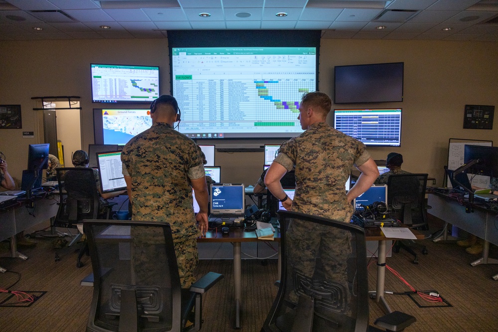 Marine Air Support Squadron 1 trains with the Common Aviation Command and Control System