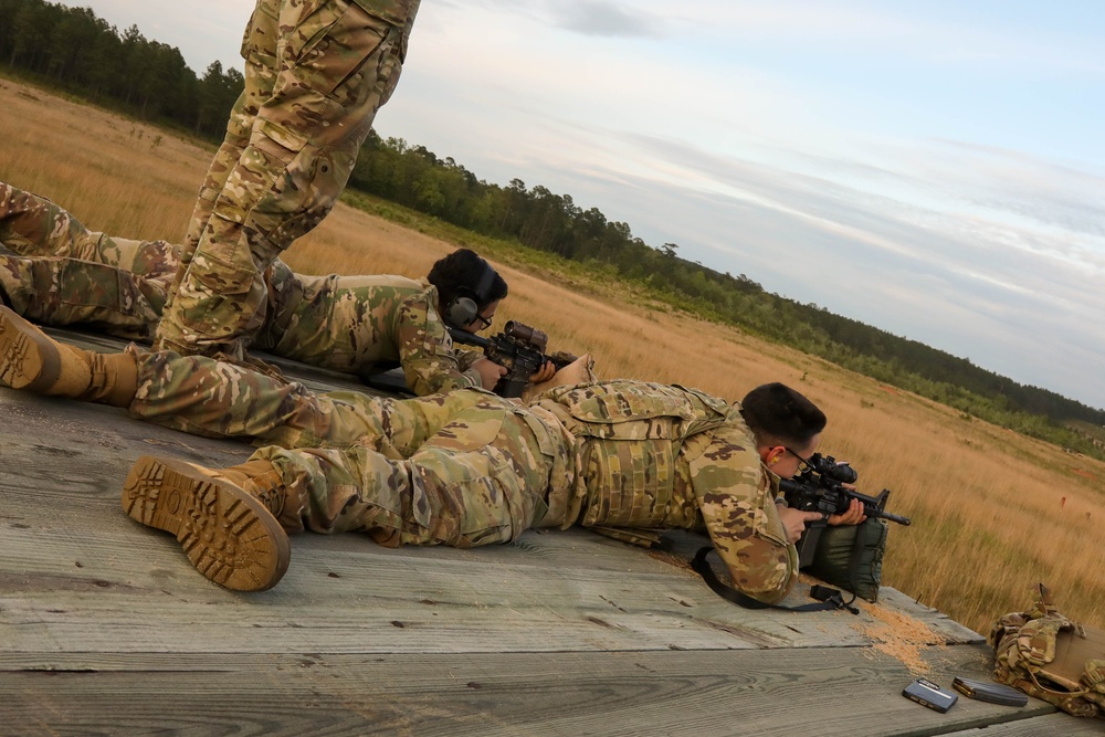 3rd Special Forces Group (Airborne) execute a marksmanship range during Southern Strike