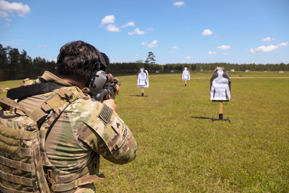 3rd Special Forces Group (Airborne) execute marksmanship drills during Southern Strike