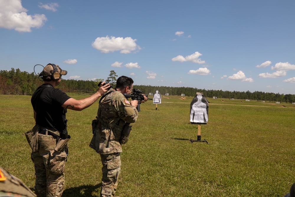 3rd Special Forces Group (Airborne) execute marksmanship drills during Southern Strike