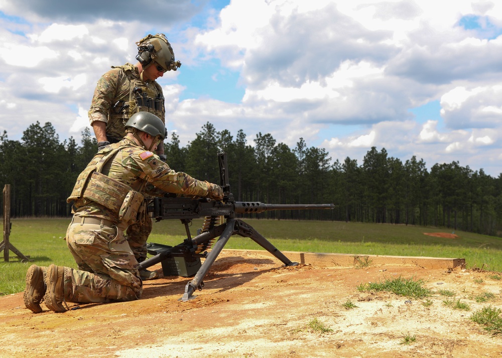 3rd Special Forces Group (Airborne) run a marksmanship range during Southern Strike