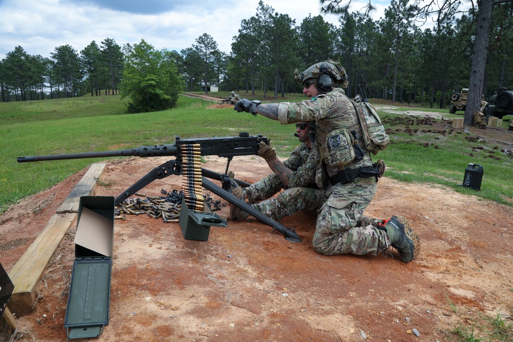 3rd Special Forces Group (Airborne) run a marksmanship range during Southern Strike