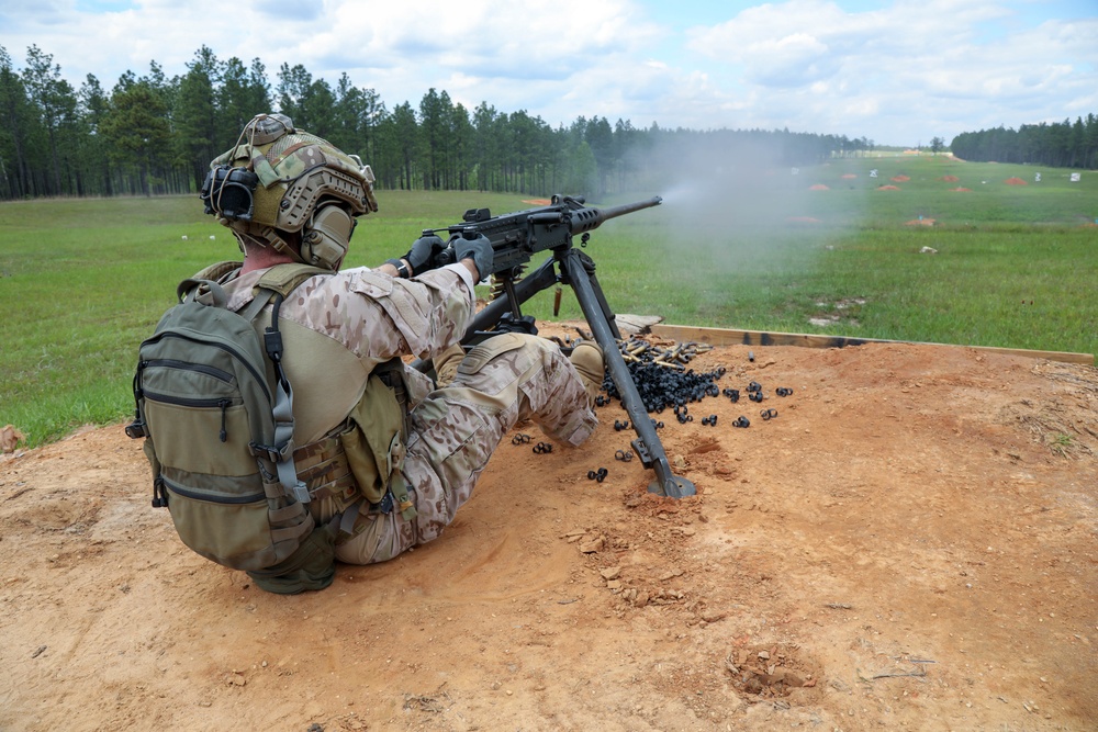 3rd Special Forces Group (Airborne) run a marksmanship range during Southern Strike