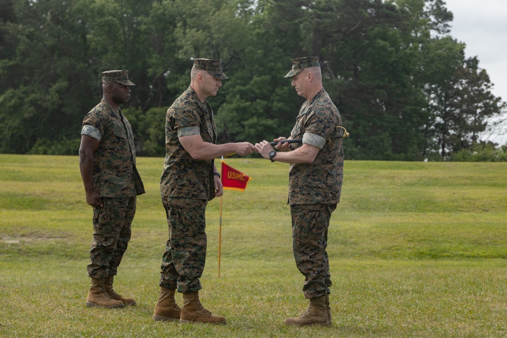 U.S. Marine Corps 2nd Marine Logistics Group Relief and Appointment