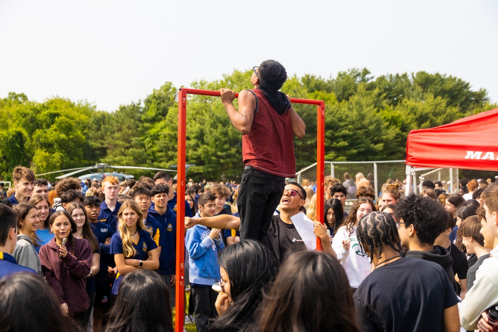 Colts Neck High School hosts sea services during Fleet Week