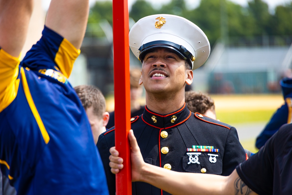 Colts Neck High School hosts sea services during Fleet Week
