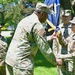 ASC-ARE conducts change of command on banks of Mississippi River