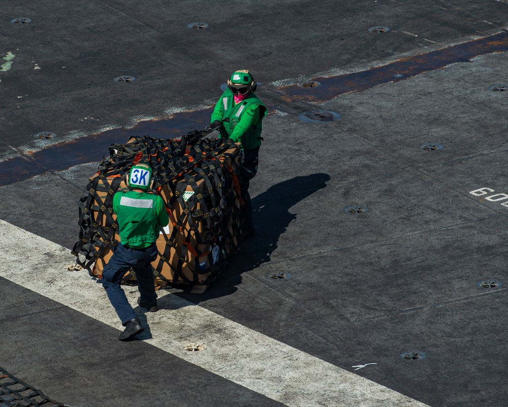 Nimitz Conducts Replenishment-at-Sea