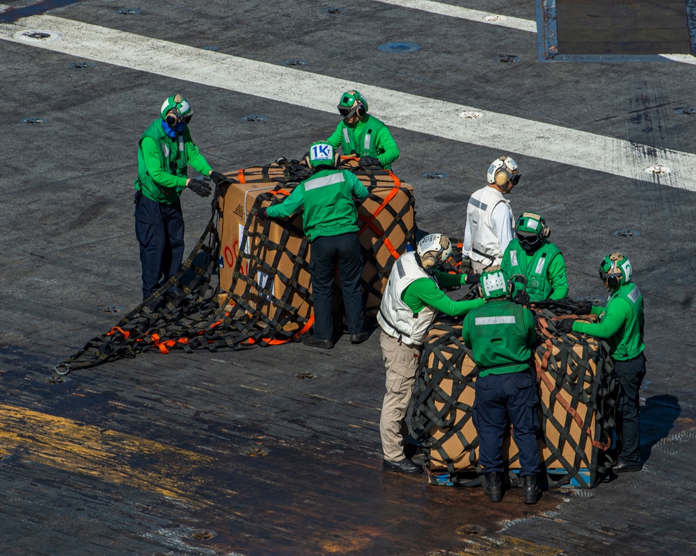 Nimitz Conducts Replenishment-at-Sea