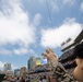 The &quot;Raptors&quot; of HSM-71 Conducts a Flyover of Petco Park during San Diego Padres Game