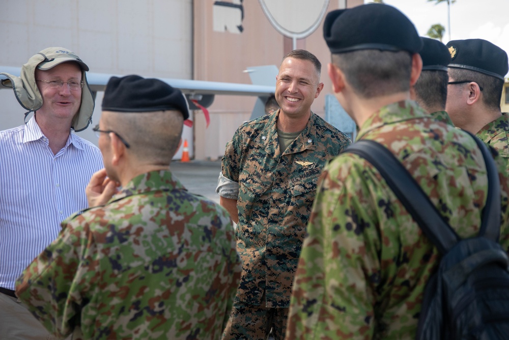 Japanese Ground Self Defense Force Visits VMU-3