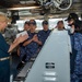 USS Ronald Reagan (CVN 76) Sailors host a tour with members of the Izumo (DDH 183)