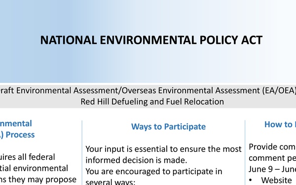 National Environmental Policy Act