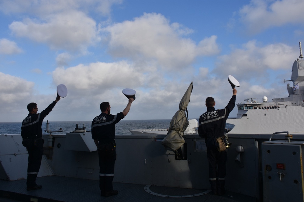 Allies conduct SAILPAST during exercise Formidable Shield 2023