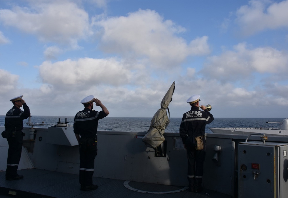 Allies conduct SAILPAST during exercise Formidable Shield 2023