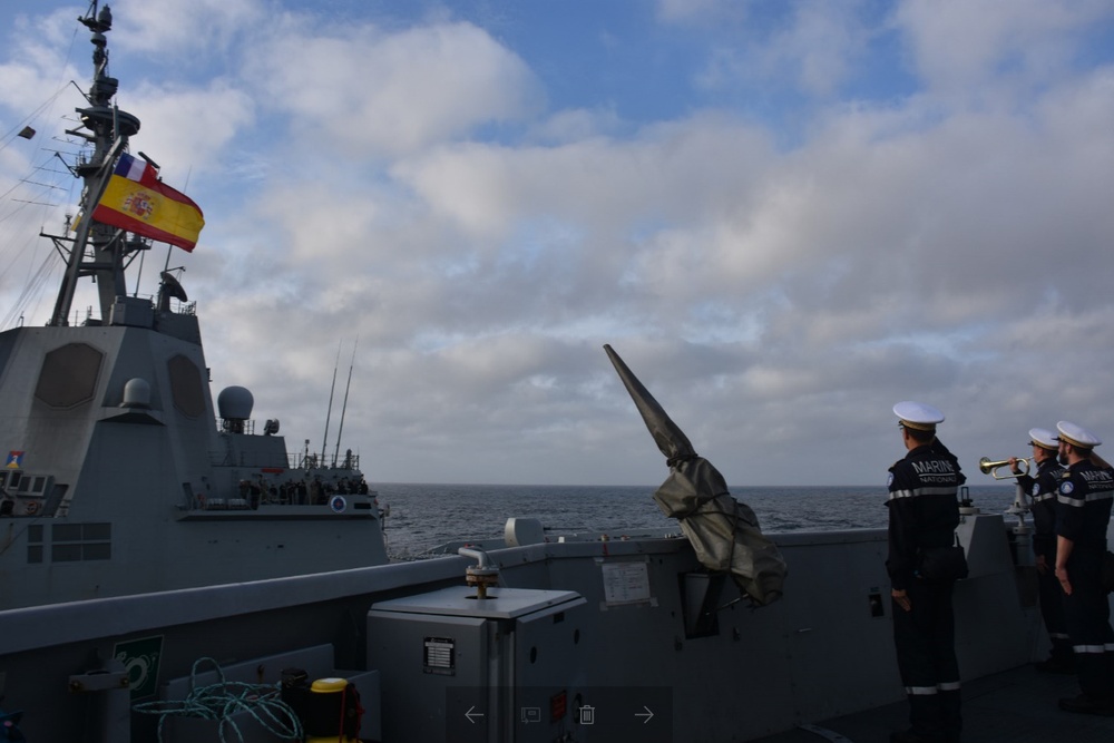 Allies conduct SAILPAST during exercise Formidable Shield 2023