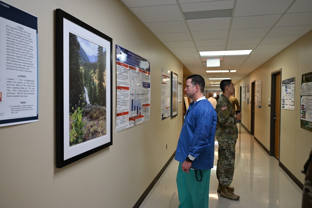 Medical professionals present their hard work during CRDAMC Annual Research Day
