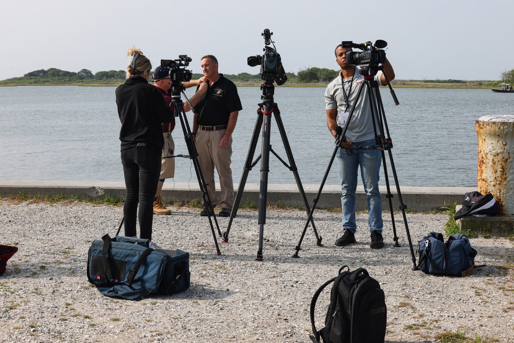 Browns Island Media Boat Ride