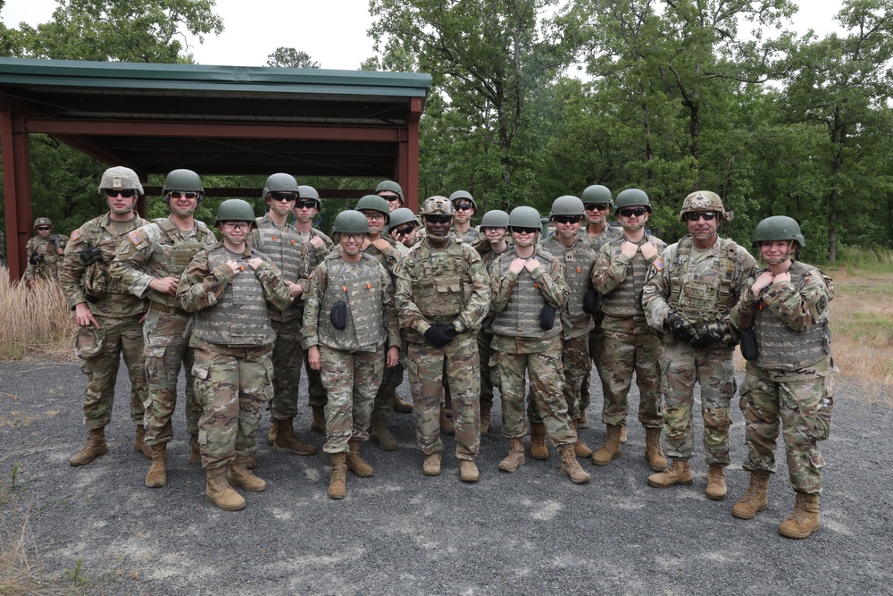 Brookland JROTC Meets General Shepherd