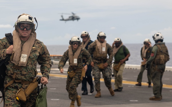 N95, OSD CAPE, and OSD Policy visit USS Bataan