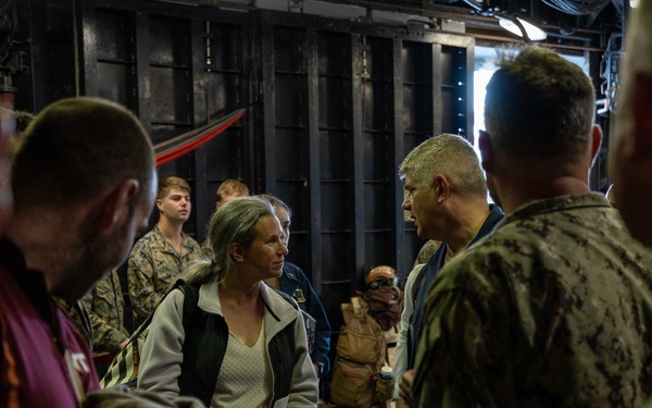 N95, OSD CAPE, and OSD Policy visit USS Bataan