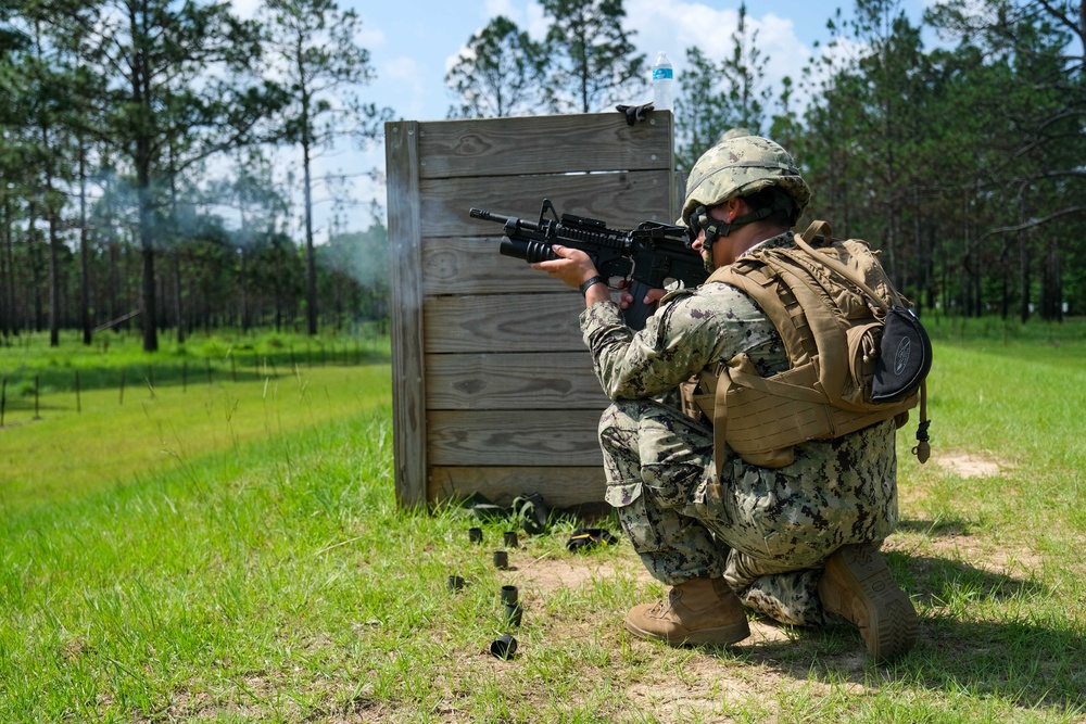 NMCB 11 Seabees Qualify with M203A1 Grenade Launcher